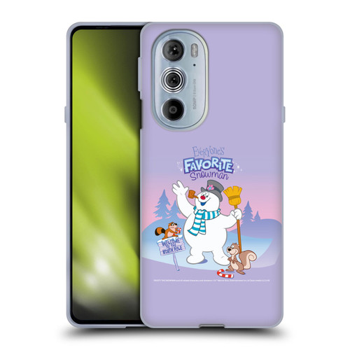 Frosty the Snowman Movie Key Art Favorite Snowman Soft Gel Case for Motorola Edge X30