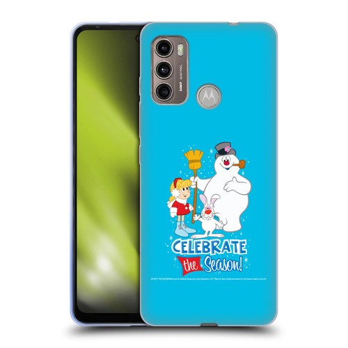 Frosty the Snowman Movie Key Art Celebrate Soft Gel Case for Motorola Moto G60 / Moto G40 Fusion