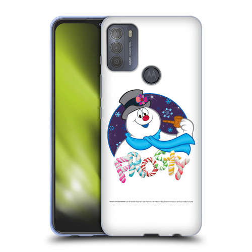 Frosty the Snowman Movie Key Art Frosty Soft Gel Case for Motorola Moto G50