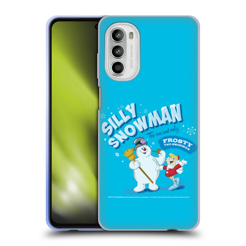 Frosty the Snowman Movie Key Art Silly Snowman Soft Gel Case for Motorola Moto G52