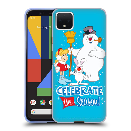 Frosty the Snowman Movie Key Art Celebrate Soft Gel Case for Google Pixel 4 XL