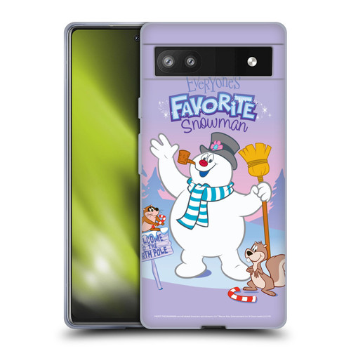 Frosty the Snowman Movie Key Art Favorite Snowman Soft Gel Case for Google Pixel 6a