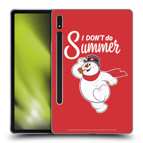 Frosty the Snowman Movie Key Art I Don't Do Summer Soft Gel Case for Samsung Galaxy Tab S8