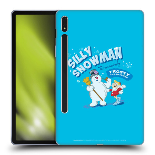 Frosty the Snowman Movie Key Art Silly Snowman Soft Gel Case for Samsung Galaxy Tab S8