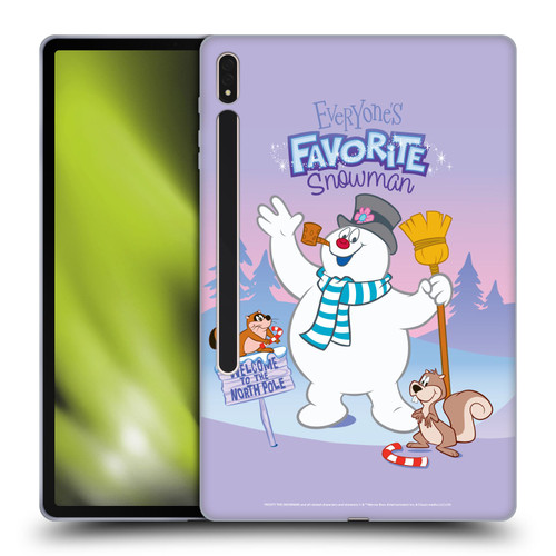 Frosty the Snowman Movie Key Art Favorite Snowman Soft Gel Case for Samsung Galaxy Tab S8 Plus