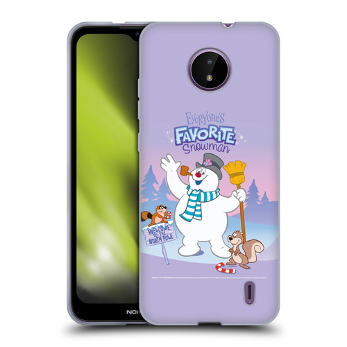 Frosty the Snowman Movie Key Art Favorite Snowman Soft Gel Case for Nokia C10 / C20