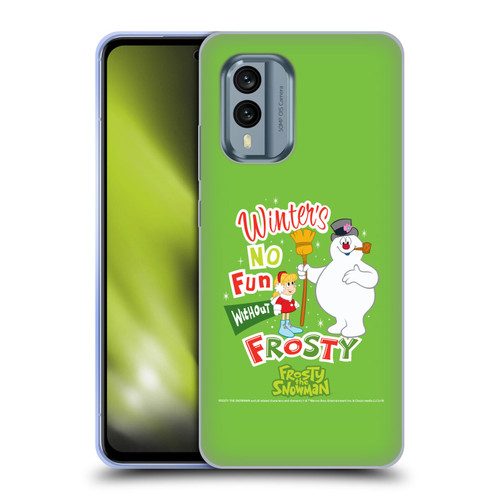 Frosty the Snowman Movie Key Art Winters Soft Gel Case for Nokia X30