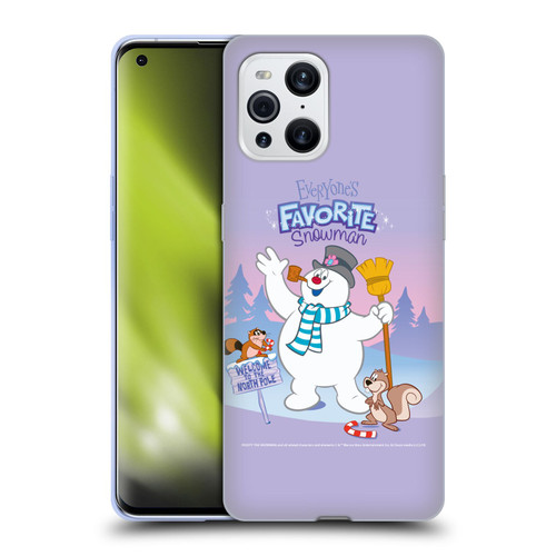 Frosty the Snowman Movie Key Art Favorite Snowman Soft Gel Case for OPPO Find X3 / Pro