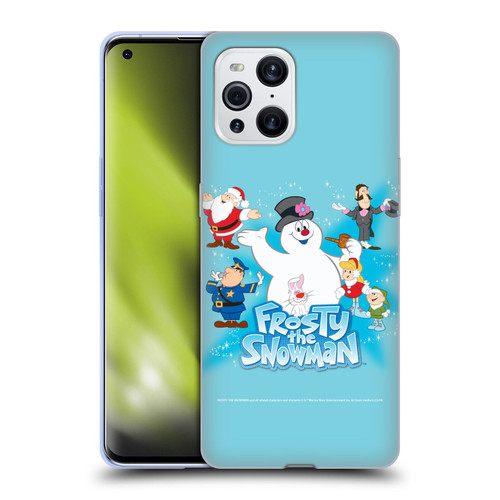 Frosty the Snowman Movie Key Art Group Soft Gel Case for OPPO Find X3 / Pro