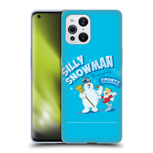 Frosty the Snowman Movie Key Art Silly Snowman Soft Gel Case for OPPO Find X3 / Pro