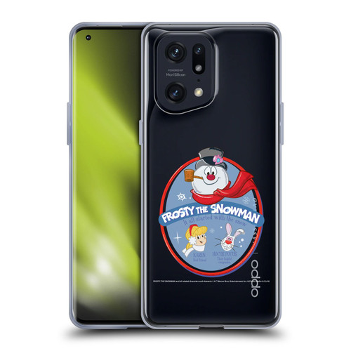 Frosty the Snowman Movie Key Art Frosty And Friends Soft Gel Case for OPPO Find X5 Pro