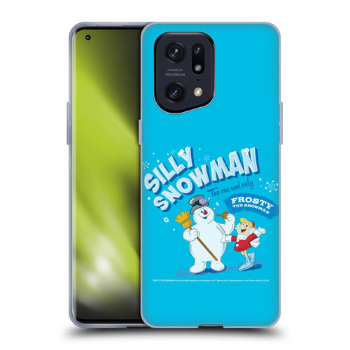 Frosty the Snowman Movie Key Art Silly Snowman Soft Gel Case for OPPO Find X5 Pro