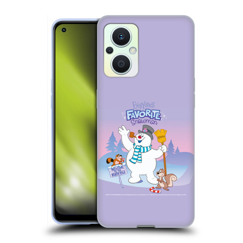 Frosty the Snowman Movie Key Art Favorite Snowman Soft Gel Case for OPPO Reno8 Lite
