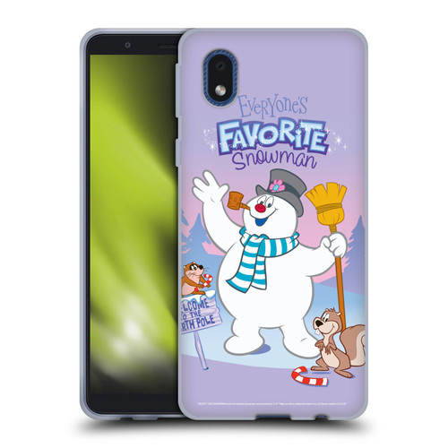 Frosty the Snowman Movie Key Art Favorite Snowman Soft Gel Case for Samsung Galaxy A01 Core (2020)