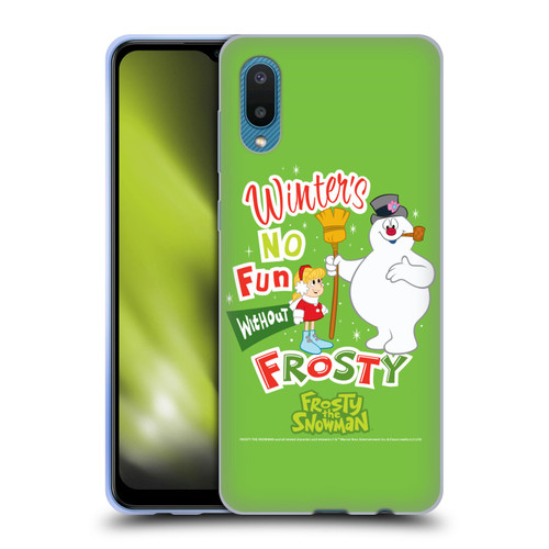 Frosty the Snowman Movie Key Art Winters Soft Gel Case for Samsung Galaxy A02/M02 (2021)