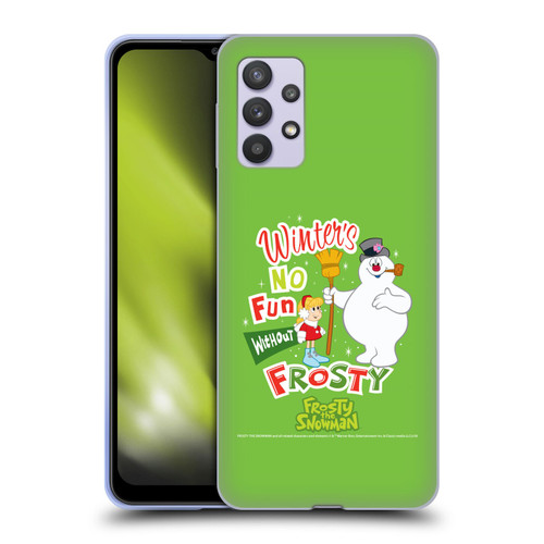 Frosty the Snowman Movie Key Art Winters Soft Gel Case for Samsung Galaxy A32 5G / M32 5G (2021)