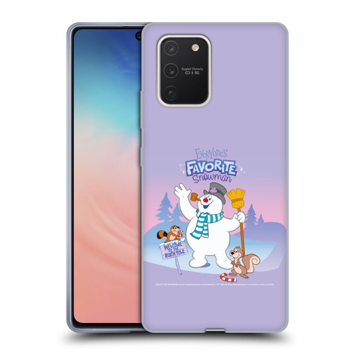 Frosty the Snowman Movie Key Art Favorite Snowman Soft Gel Case for Samsung Galaxy S10 Lite