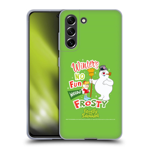 Frosty the Snowman Movie Key Art Winters Soft Gel Case for Samsung Galaxy S21 FE 5G