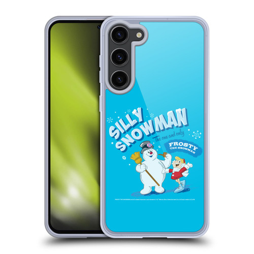 Frosty the Snowman Movie Key Art Silly Snowman Soft Gel Case for Samsung Galaxy S23+ 5G