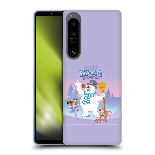 Frosty the Snowman Movie Key Art Favorite Snowman Soft Gel Case for Sony Xperia 1 IV