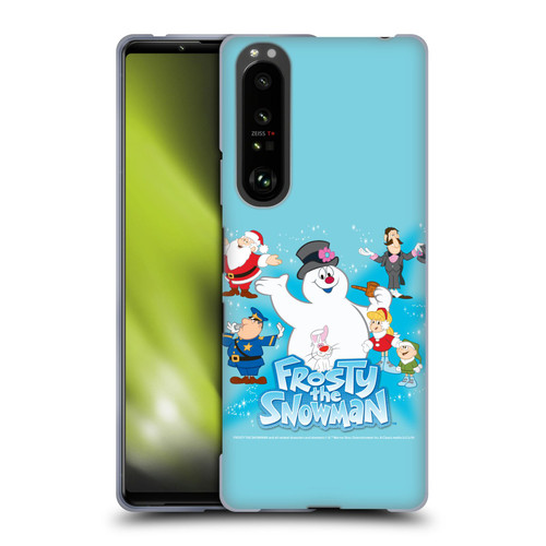 Frosty the Snowman Movie Key Art Group Soft Gel Case for Sony Xperia 1 III