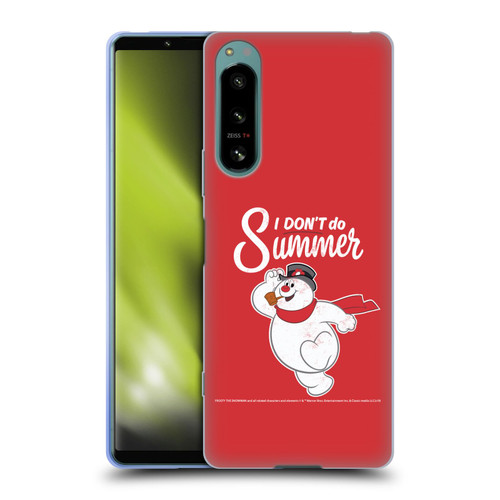 Frosty the Snowman Movie Key Art I Don't Do Summer Soft Gel Case for Sony Xperia 5 IV