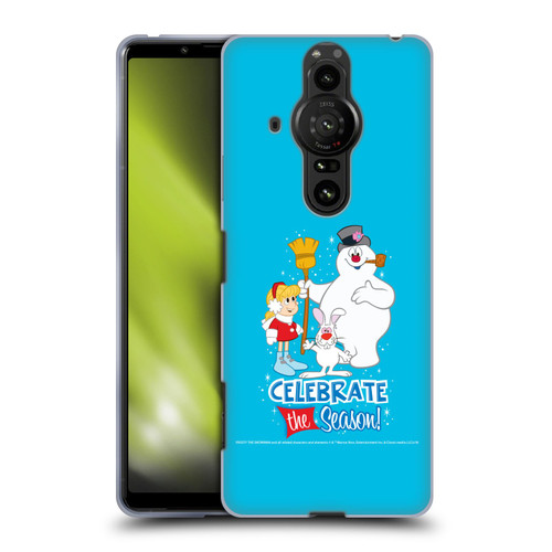 Frosty the Snowman Movie Key Art Celebrate Soft Gel Case for Sony Xperia Pro-I