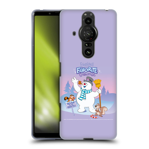 Frosty the Snowman Movie Key Art Favorite Snowman Soft Gel Case for Sony Xperia Pro-I