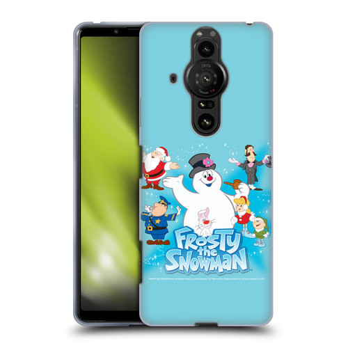 Frosty the Snowman Movie Key Art Group Soft Gel Case for Sony Xperia Pro-I