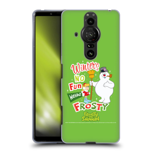 Frosty the Snowman Movie Key Art Winters Soft Gel Case for Sony Xperia Pro-I