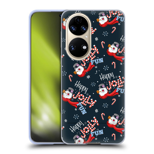 Frosty the Snowman Movie Patterns Pattern 7 Soft Gel Case for Huawei P50