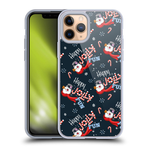 Frosty the Snowman Movie Patterns Pattern 7 Soft Gel Case for Apple iPhone 11 Pro