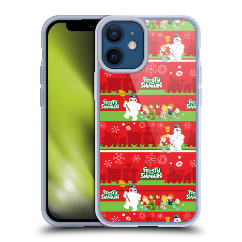 Frosty the Snowman Movie Patterns Pattern 1 Soft Gel Case for Apple iPhone 12 Mini