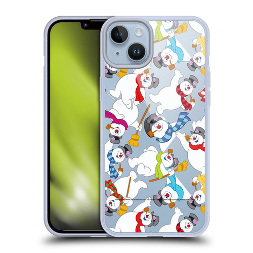 Frosty the Snowman Movie Patterns Pattern 3 Soft Gel Case for Apple iPhone 14 Plus