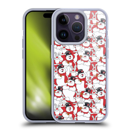 Frosty the Snowman Movie Patterns Pattern 4 Soft Gel Case for Apple iPhone 14 Pro