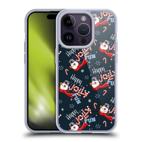 Frosty the Snowman Movie Patterns Pattern 7 Soft Gel Case for Apple iPhone 14 Pro