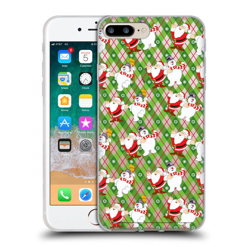 Frosty the Snowman Movie Patterns Pattern 2 Soft Gel Case for Apple iPhone 7 Plus / iPhone 8 Plus