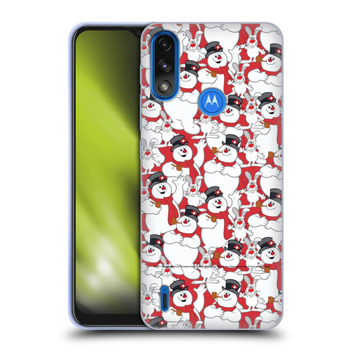 Frosty the Snowman Movie Patterns Pattern 4 Soft Gel Case for Motorola Moto E7 Power / Moto E7i Power