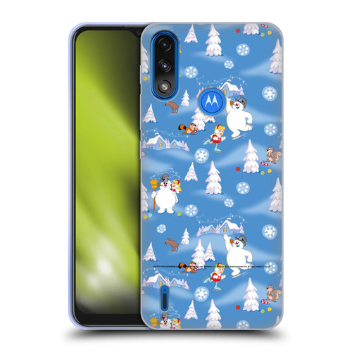 Frosty the Snowman Movie Patterns Pattern 6 Soft Gel Case for Motorola Moto E7 Power / Moto E7i Power