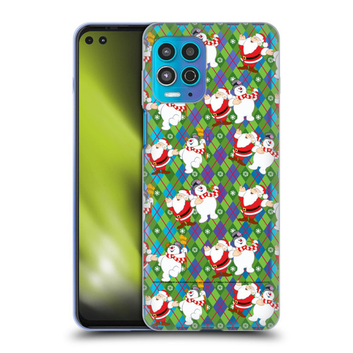 Frosty the Snowman Movie Patterns Pattern 2 Soft Gel Case for Motorola Moto G100