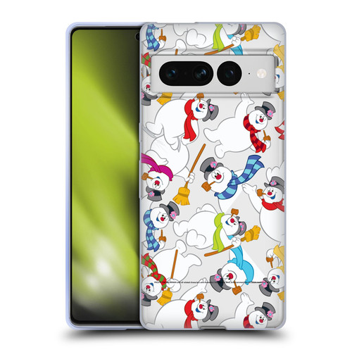 Frosty the Snowman Movie Patterns Pattern 3 Soft Gel Case for Google Pixel 7 Pro