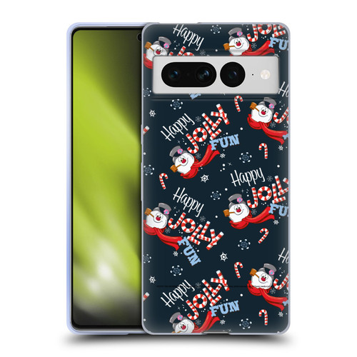 Frosty the Snowman Movie Patterns Pattern 7 Soft Gel Case for Google Pixel 7 Pro