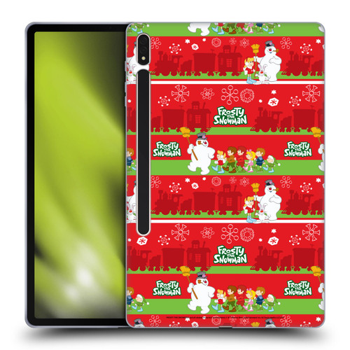 Frosty the Snowman Movie Patterns Pattern 1 Soft Gel Case for Samsung Galaxy Tab S8 Plus