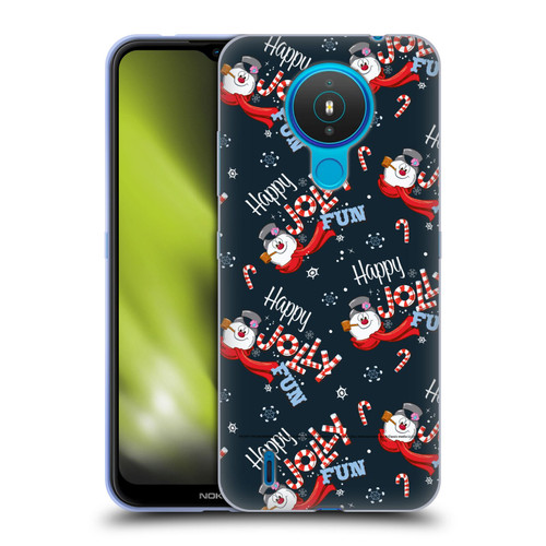 Frosty the Snowman Movie Patterns Pattern 7 Soft Gel Case for Nokia 1.4