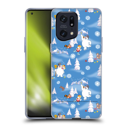 Frosty the Snowman Movie Patterns Pattern 6 Soft Gel Case for OPPO Find X5 Pro