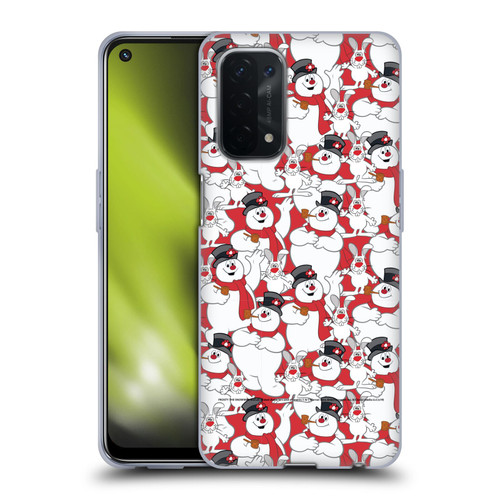 Frosty the Snowman Movie Patterns Pattern 4 Soft Gel Case for OPPO A54 5G