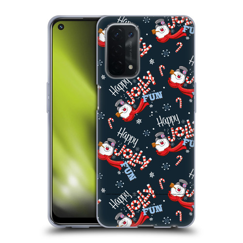 Frosty the Snowman Movie Patterns Pattern 7 Soft Gel Case for OPPO A54 5G