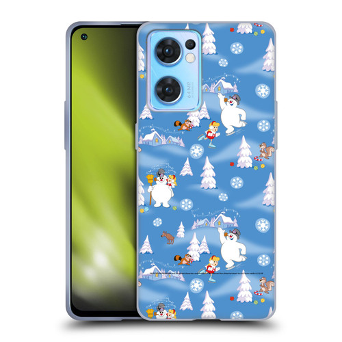 Frosty the Snowman Movie Patterns Pattern 6 Soft Gel Case for OPPO Reno7 5G / Find X5 Lite