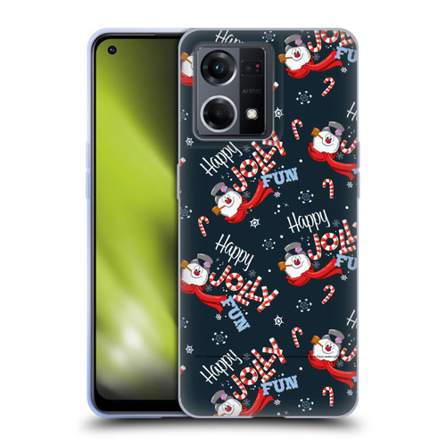 Frosty the Snowman Movie Patterns Pattern 7 Soft Gel Case for OPPO Reno8 4G