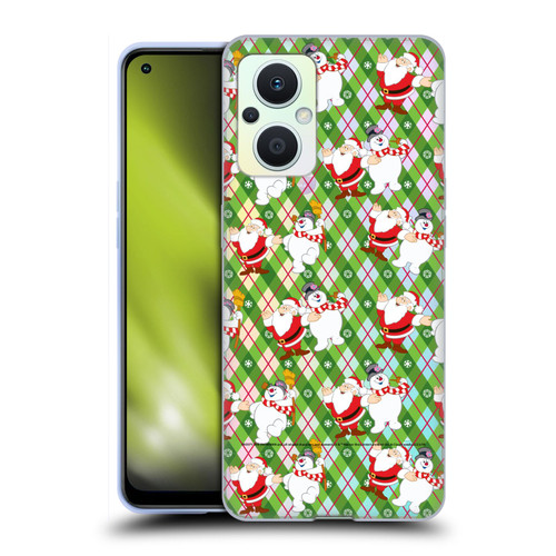 Frosty the Snowman Movie Patterns Pattern 2 Soft Gel Case for OPPO Reno8 Lite